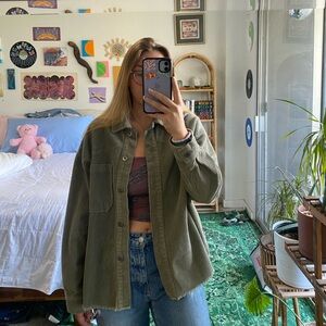 Olive Green Corduroy Jacket